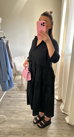ROBE LONGUE NOIR CLARA