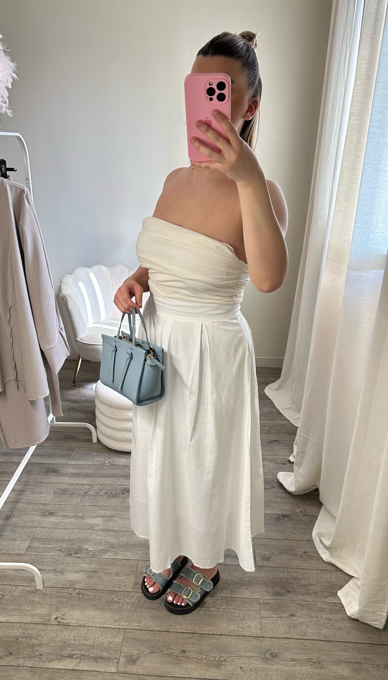 JUPE LONGUE BLANCHE MANON